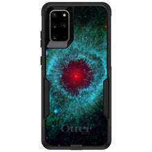 DistinctInk OtterBox Commuter Series Case for Apple iPhone or Samsung Galaxy - Blue Teal Black Helix Nebula