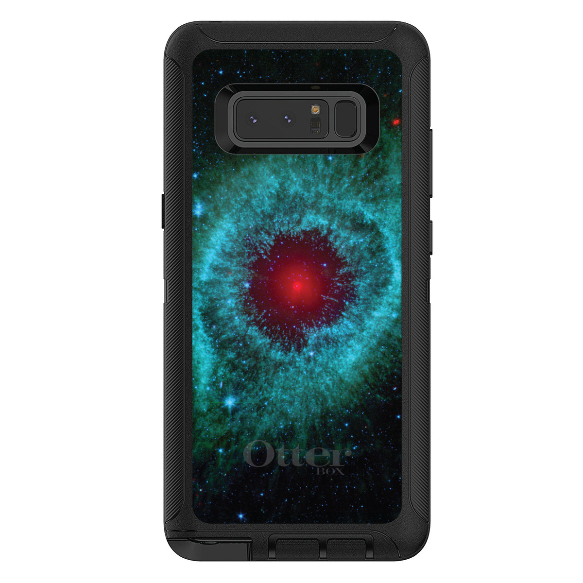 Blue Teal Black Helix Nebula OtterBox Defender Case for iPhone & Galaxy, view 17