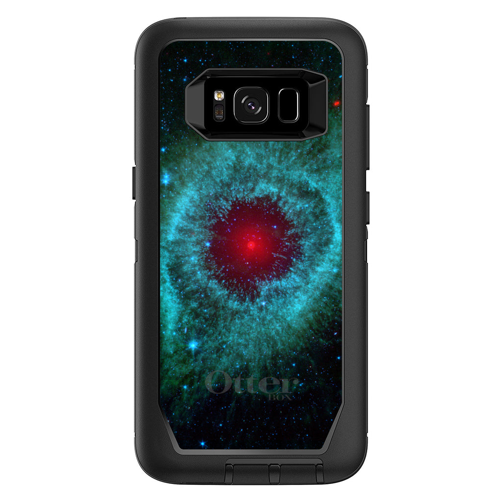 Blue Teal Black Helix Nebula OtterBox Defender Case for iPhone & Galaxy, view 12