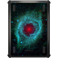 DistinctInk™ OtterBox Defender Series Case for Apple iPad / iPad Pro / iPad Air / iPad Mini - Blue Teal Black Helix Nebula
