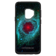 DistinctInk™ OtterBox Symmetry Series Case for Apple iPhone / Samsung Galaxy / Google Pixel - Blue Teal Black Helix Nebula
