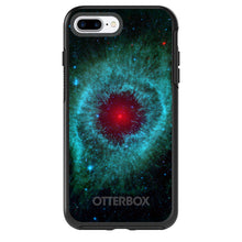 DistinctInk™ OtterBox Symmetry Series Case for Apple iPhone / Samsung Galaxy / Google Pixel - Blue Teal Black Helix Nebula
