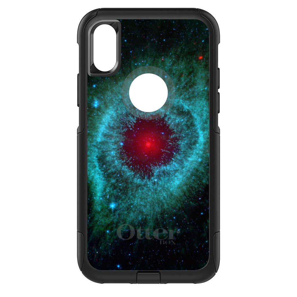 Blue Teal Black Helix Nebula OtterBox Commuter Case for iPhone & Galaxy, view 3
