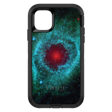 DistinctInk™ OtterBox Defender Series Case for Apple iPhone / Samsung Galaxy / Google Pixel - Blue Teal Black Helix Nebula