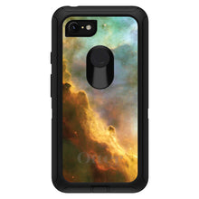 DistinctInk™ OtterBox Defender Series Case for Apple iPhone / Samsung Galaxy / Google Pixel - Teal Weathered Wood Grain Print