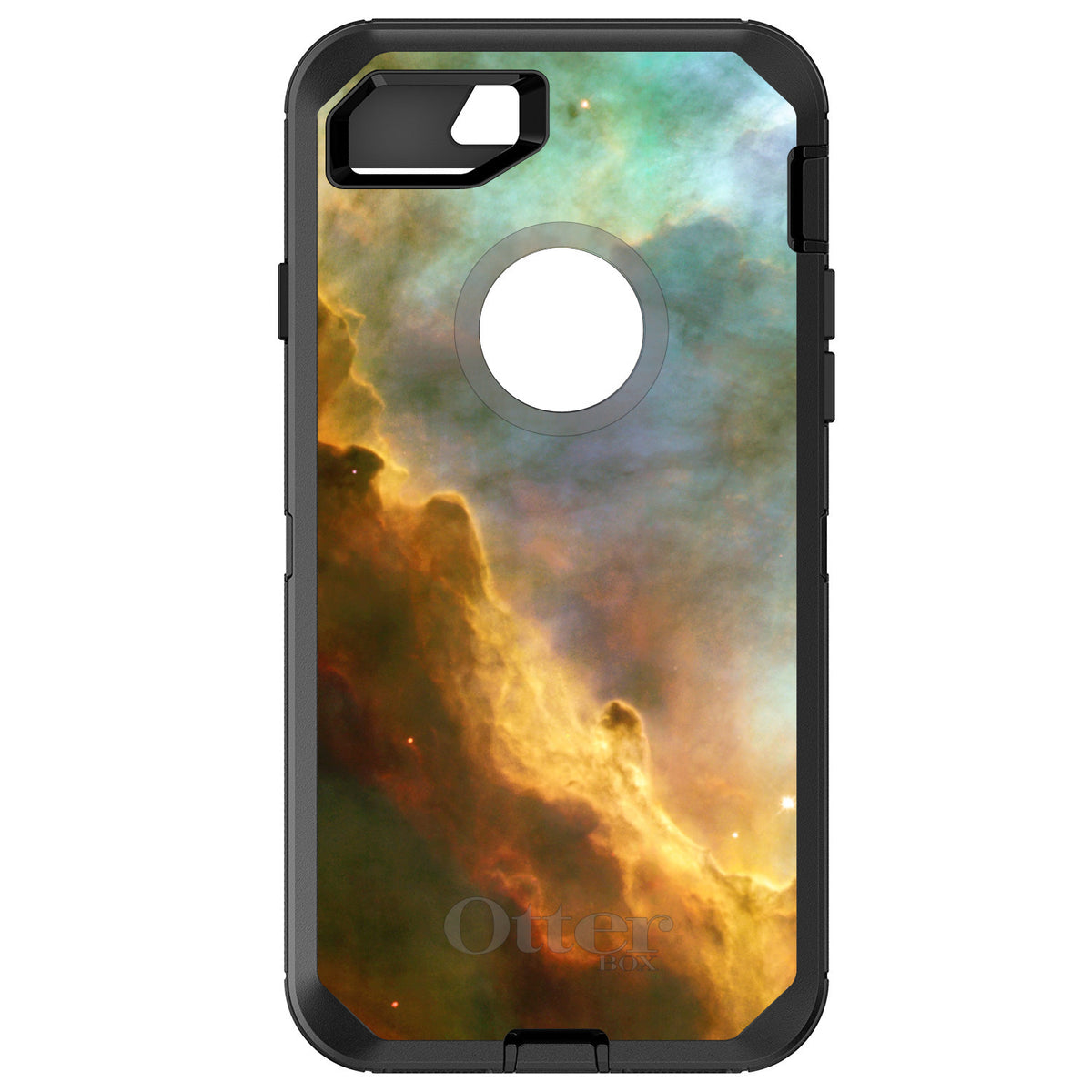 Blue Orange Red Omega Nebula OtterBox Defender Case for iPhone & Galaxy