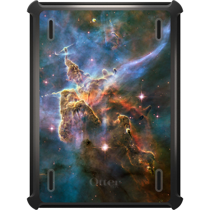 DistinctInk™ OtterBox Defender Series Case for Apple iPad / iPad Pro / iPad Air / iPad Mini - Blue Pink Orange Carina Nebula