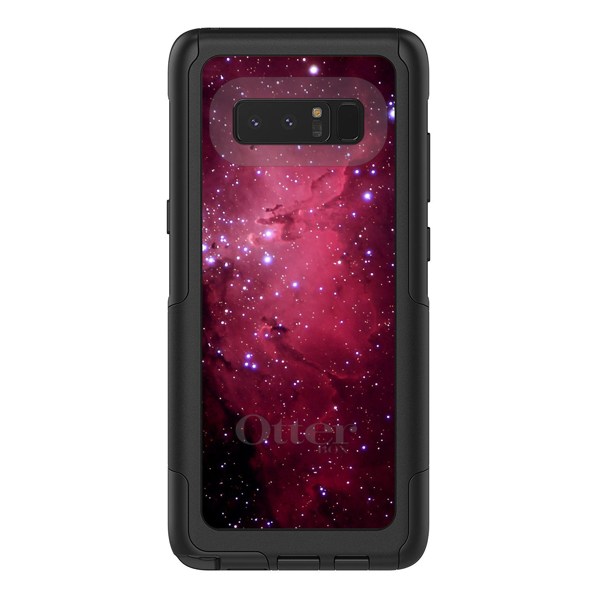 Hot Pink Black Stars Nebula OtterBox Commuter Case for iPhone & Galaxy, view 16
