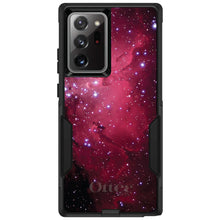 DistinctInk™ OtterBox Commuter Series Case for Apple iPhone or Samsung Galaxy - Hot Pink Black Stars Nebula