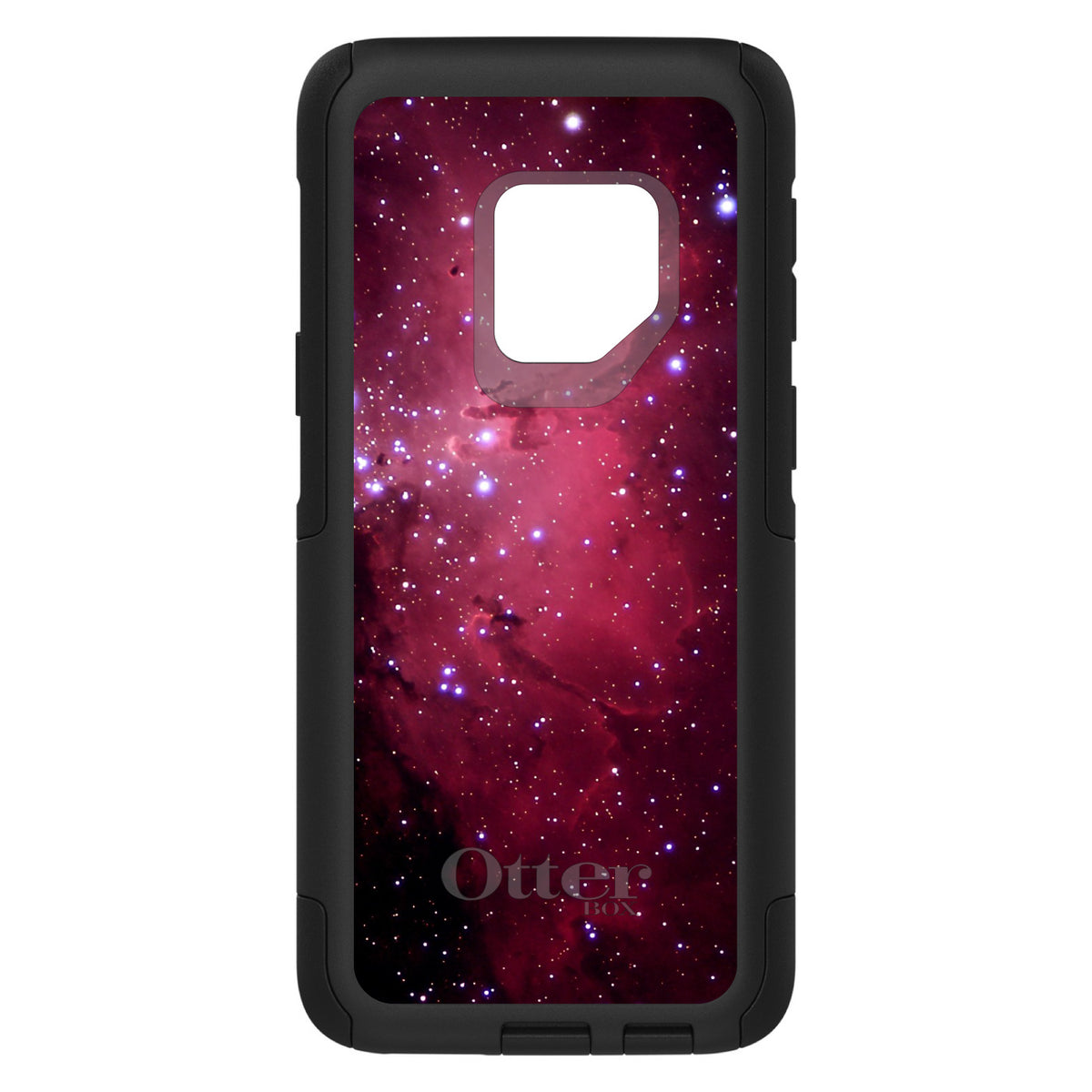 Hot Pink Black Stars Nebula OtterBox Commuter Case for iPhone & Galaxy, view 9