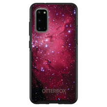 DistinctInk™ OtterBox Symmetry Series Case for Apple iPhone / Samsung Galaxy / Google Pixel - Hot Pink Black Stars Nebula