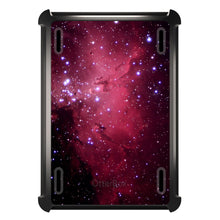 DistinctInk™ OtterBox Defender Series Case for Apple iPad / iPad Pro / iPad Air / iPad Mini - Hot Pink Black Stars Nebula