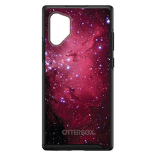 DistinctInk™ OtterBox Symmetry Series Case for Apple iPhone / Samsung Galaxy / Google Pixel - Hot Pink Black Stars Nebula