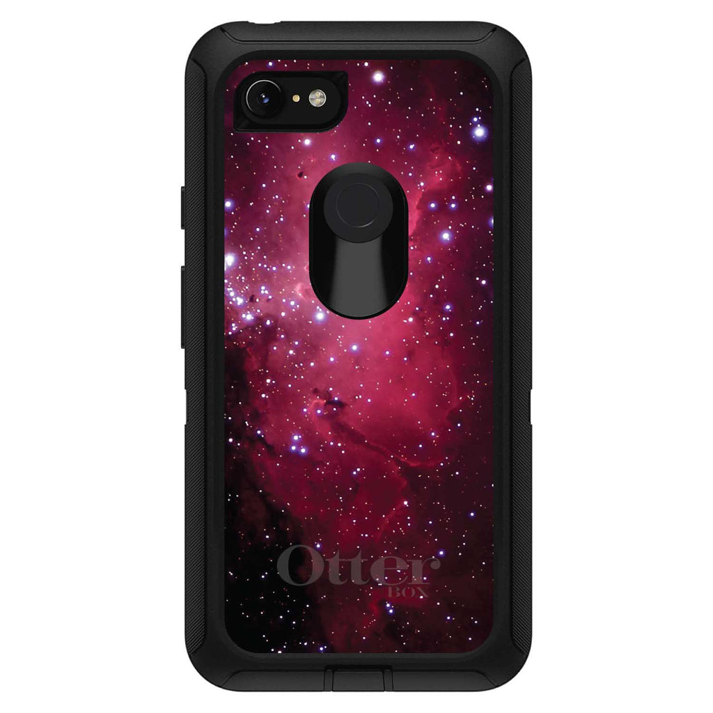 Dark Red Weathered Wood Grain Print OtterBox Defender Case for iPhone & Galaxy, view 18