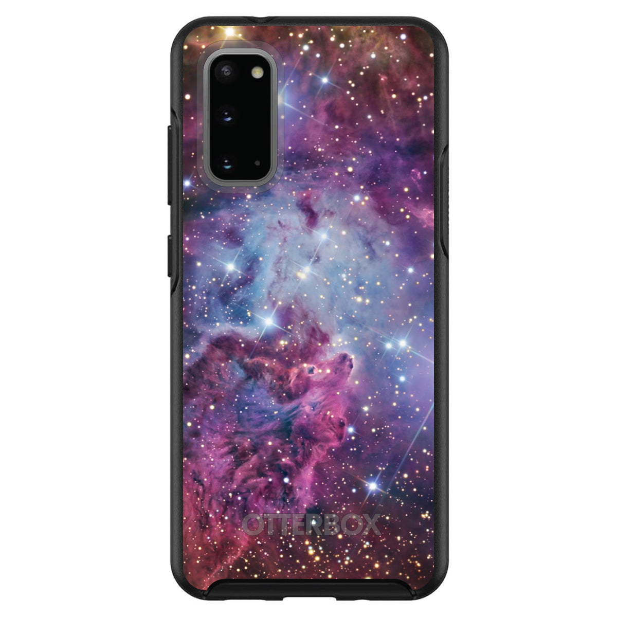 Pink Purple Blue Fox Fur Nebula OtterBox Symmetry Case for iPhone & Galaxy, view 5