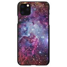DistinctInk® Hard Plastic Snap-On Case for Apple iPhone or Samsung Galaxy - Pink Purple Blue Fox Fur Nebula