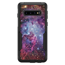 DistinctInk™ OtterBox Commuter Series Case for Apple iPhone or Samsung Galaxy - Pink Purple Blue Fox Fur Nebula