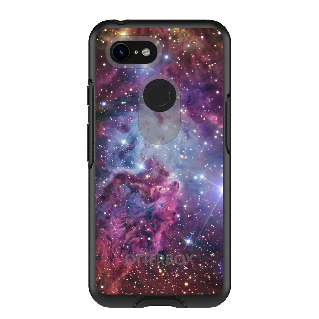 Pink Purple Blue Fox Fur Nebula OtterBox Symmetry Case for iPhone & Galaxy, view 15