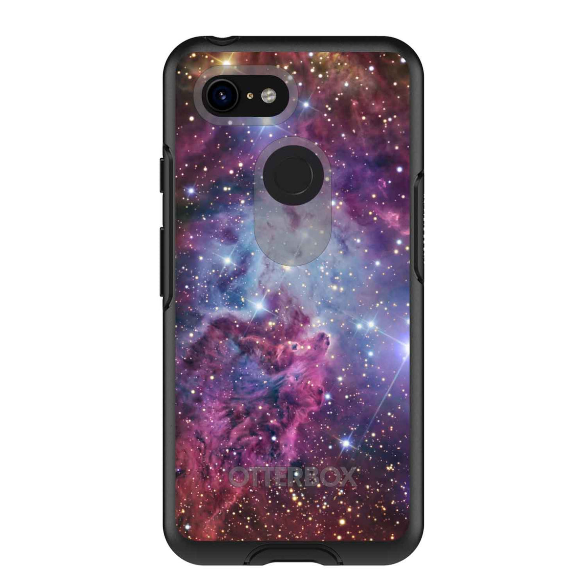 Pink Purple Blue Fox Fur Nebula OtterBox Symmetry Case for iPhone & Galaxy, view 15