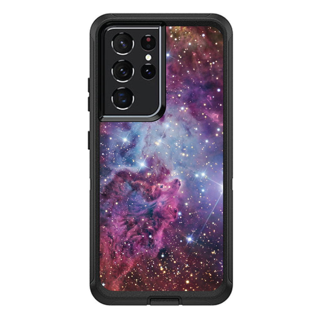 Pink Purple Blue Fox Fur Nebula OtterBox Defender Case for iPhone & Galaxy, view 7