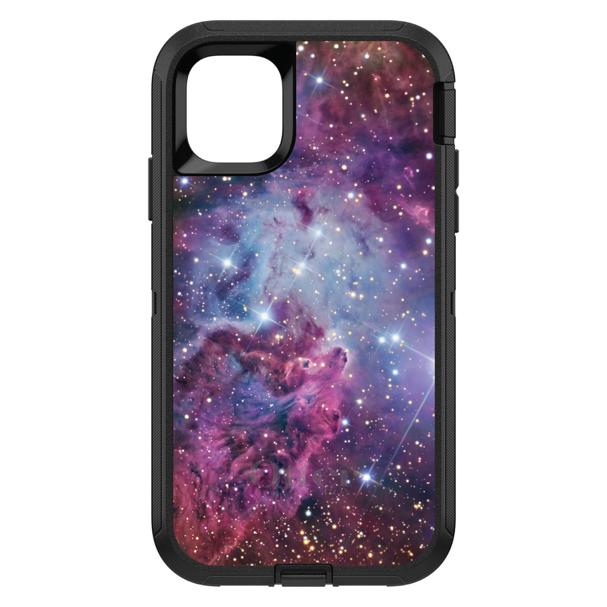 Pink Purple Blue Fox Fur Nebula OtterBox Defender Case for iPhone & Galaxy, view 2
