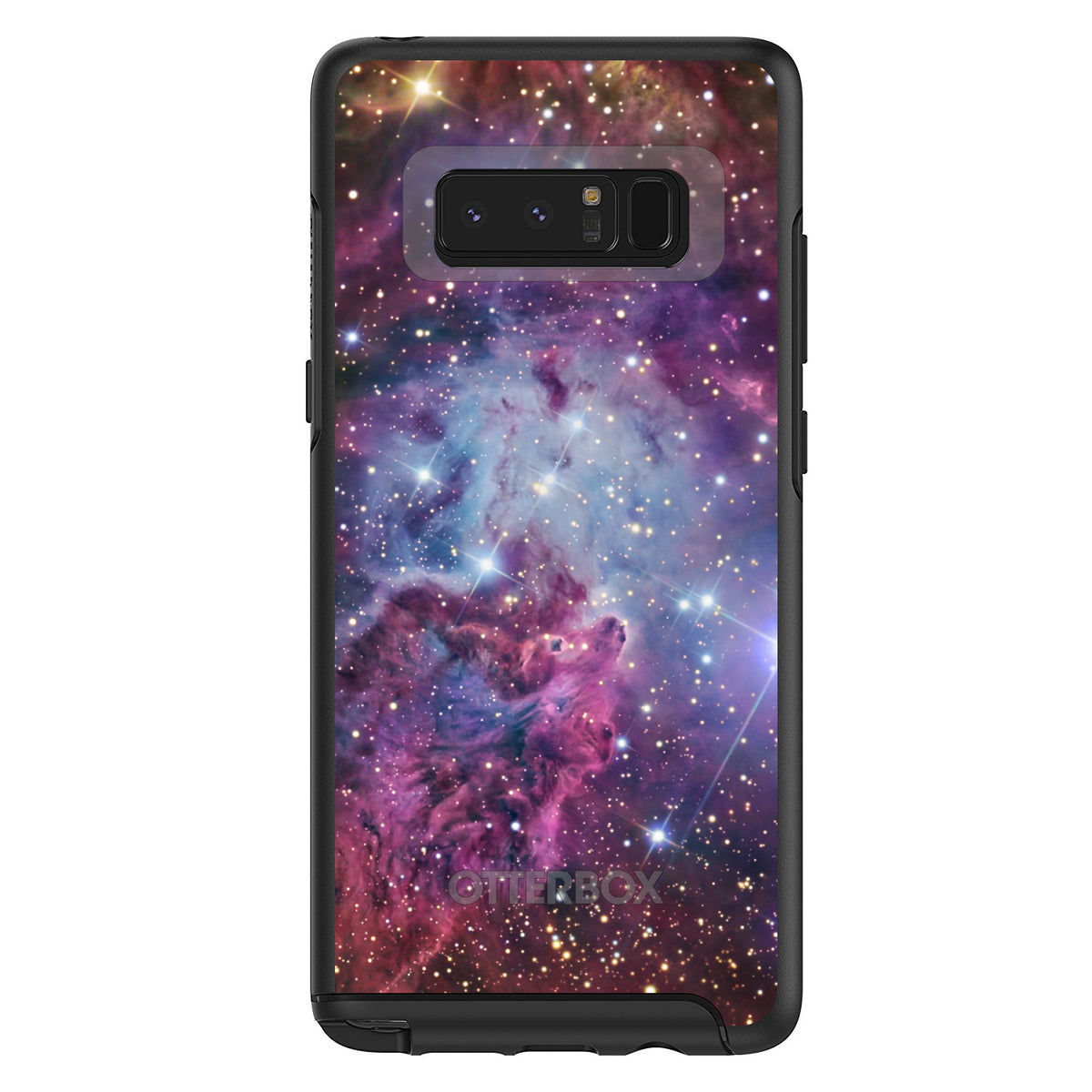 Pink Purple Blue Fox Fur Nebula OtterBox Symmetry Case for iPhone & Galaxy, view 14