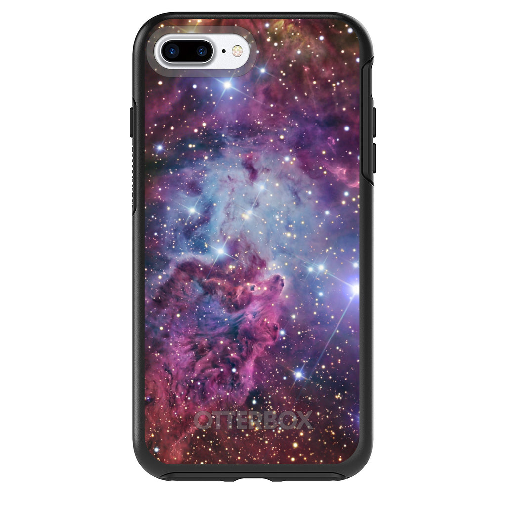Pink Purple Blue Fox Fur Nebula OtterBox Symmetry Case for iPhone & Galaxy, view 2