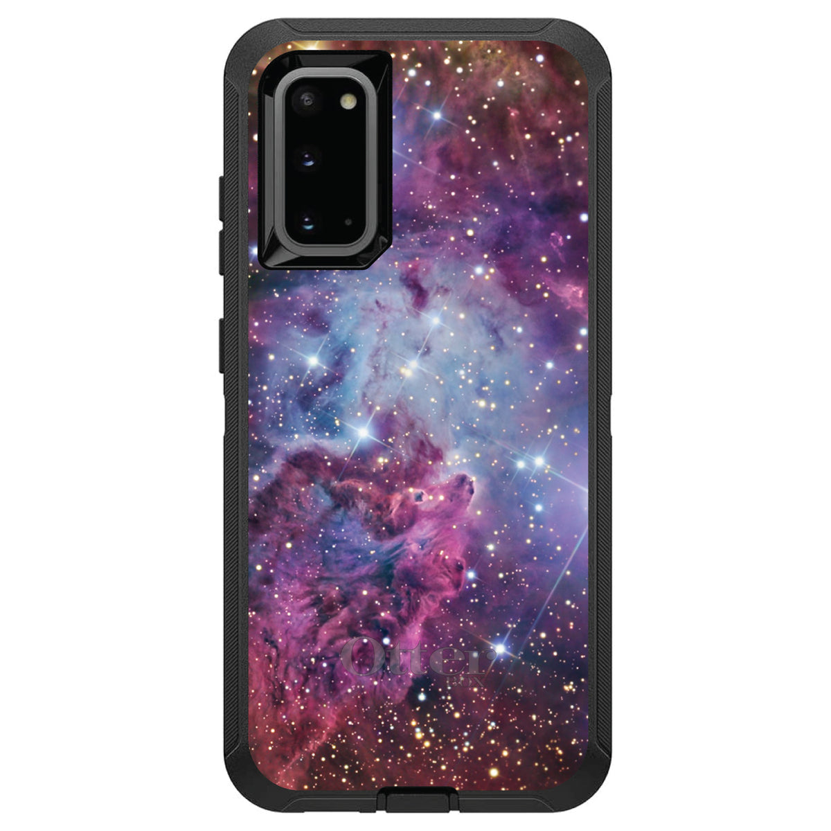 Pink Purple Blue Fox Fur Nebula OtterBox Defender Case for iPhone & Galaxy, view 8