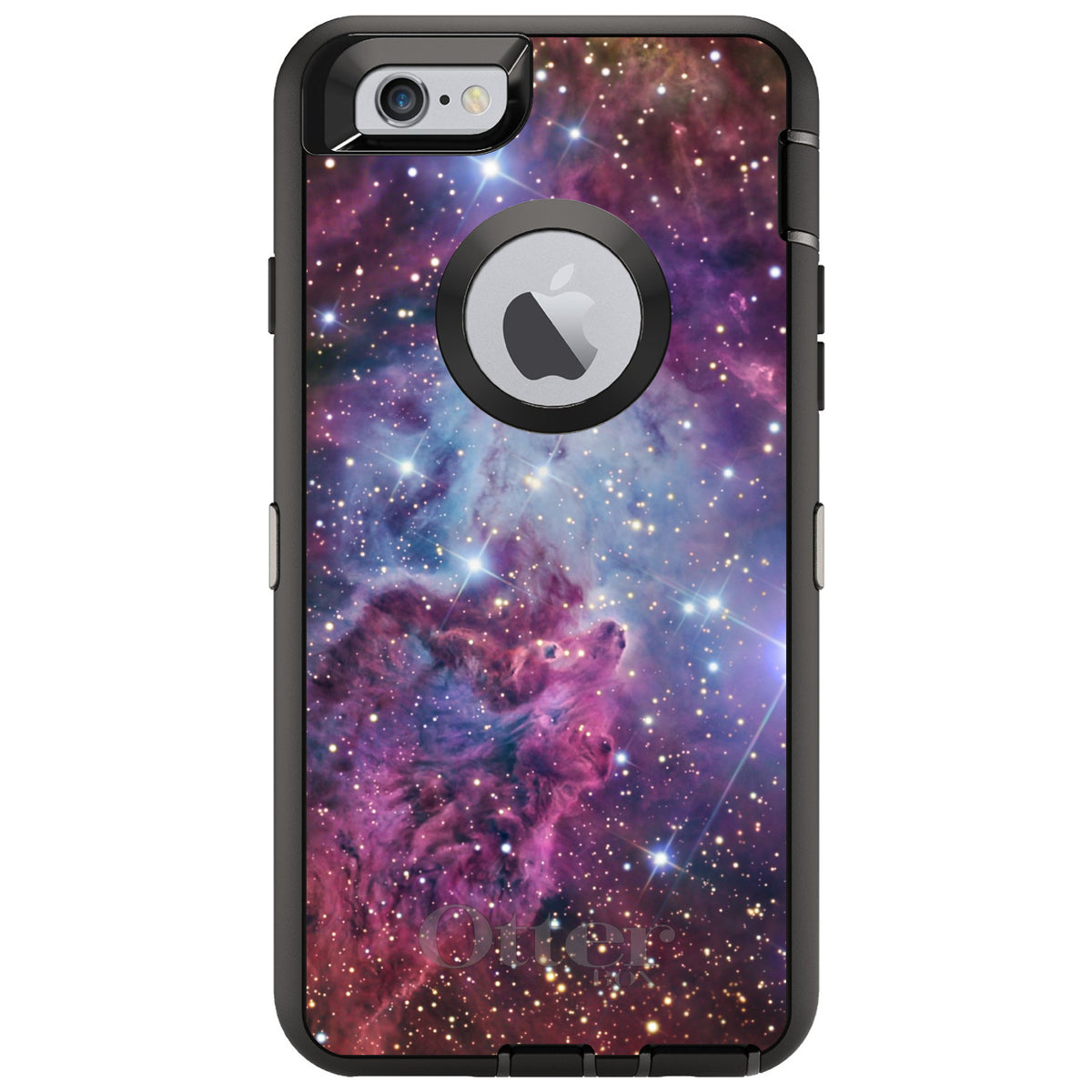 Pink Purple Blue Fox Fur Nebula OtterBox Defender Case for iPhone & Galaxy, view 4