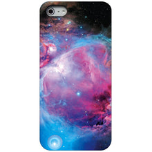 DistinctInk® Hard Plastic Snap-On Case for Apple iPhone or Samsung Galaxy - Purple Blue Black Orion Nebula
