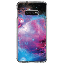 DistinctInk® Clear Shockproof Hybrid Case for Apple iPhone / Samsung Galaxy / Google Pixel - Purple Blue Black Orion Nebula