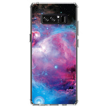 DistinctInk® Clear Shockproof Hybrid Case for Apple iPhone / Samsung Galaxy / Google Pixel - Purple Blue Black Orion Nebula