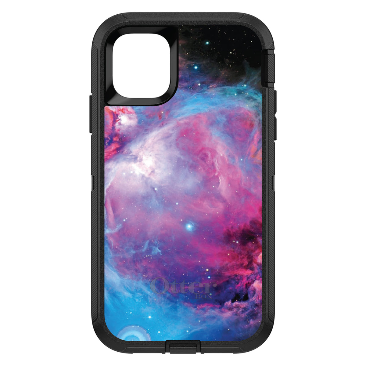 Purple Blue Black Orion Nebula OtterBox Defender Case for iPhone & Galaxy, view 2