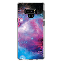 DistinctInk® Clear Shockproof Hybrid Case for Apple iPhone / Samsung Galaxy / Google Pixel - Purple Blue Black Orion Nebula