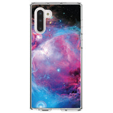 DistinctInk® Clear Shockproof Hybrid Case for Apple iPhone / Samsung Galaxy / Google Pixel - Purple Blue Black Orion Nebula