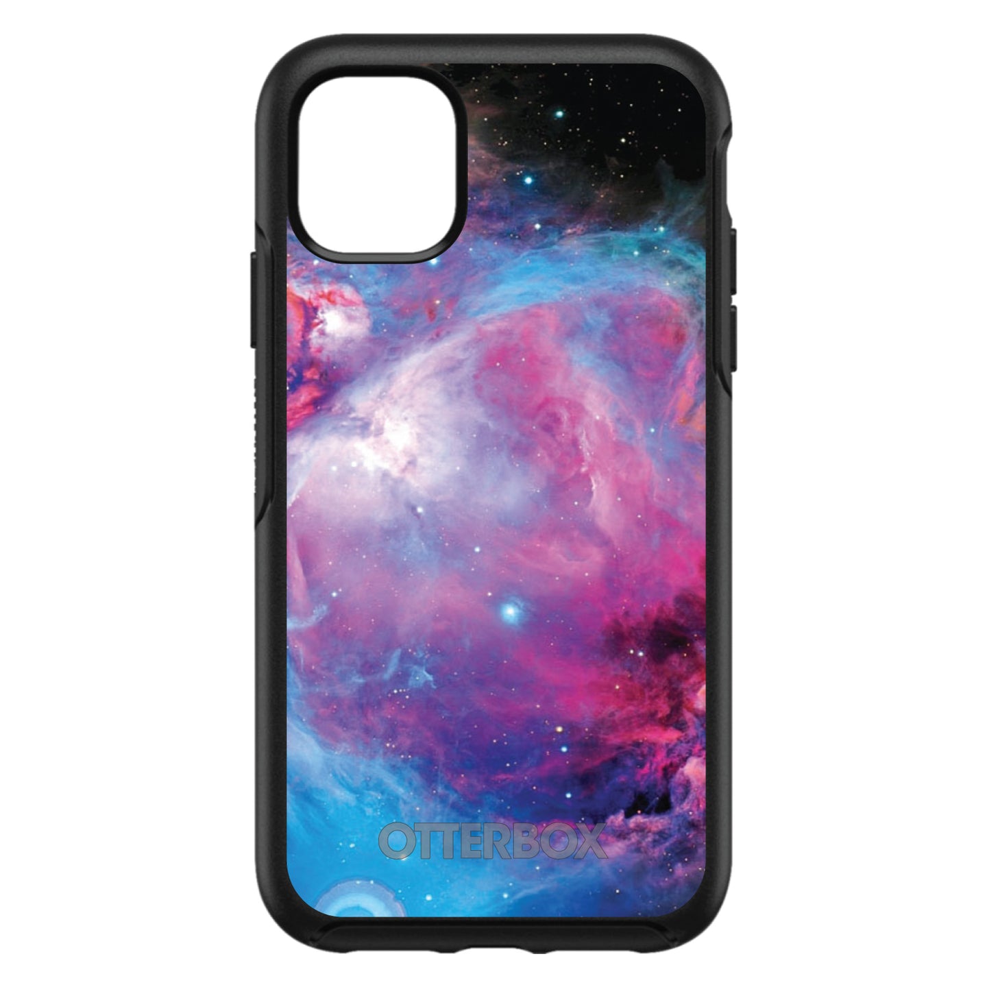 DistinctInk™ OtterBox Symmetry Series Case for Apple iPhone / Samsung Galaxy / Google Pixel - Purple Blue Black Orion Nebula