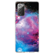 DistinctInk® Clear Shockproof Hybrid Case for Apple iPhone / Samsung Galaxy / Google Pixel - Purple Blue Black Orion Nebula