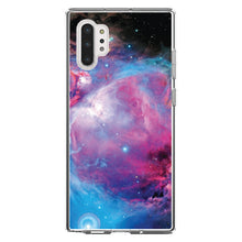 DistinctInk® Clear Shockproof Hybrid Case for Apple iPhone / Samsung Galaxy / Google Pixel - Purple Blue Black Orion Nebula