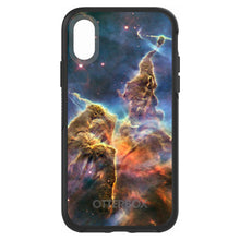 DistinctInk™ OtterBox Symmetry Series Case for Apple iPhone / Samsung Galaxy / Google Pixel - Blue Yellow Orange Carina Nebula