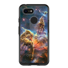 DistinctInk™ OtterBox Symmetry Series Case for Apple iPhone / Samsung Galaxy / Google Pixel - Blue Yellow Orange Carina Nebula