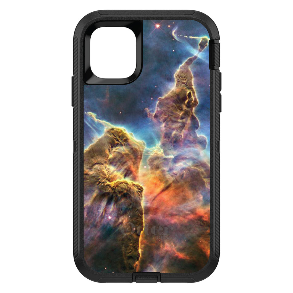 Blue Yellow Orange Carina Nebula OtterBox Defender Case for iPhone & Galaxy, view 2