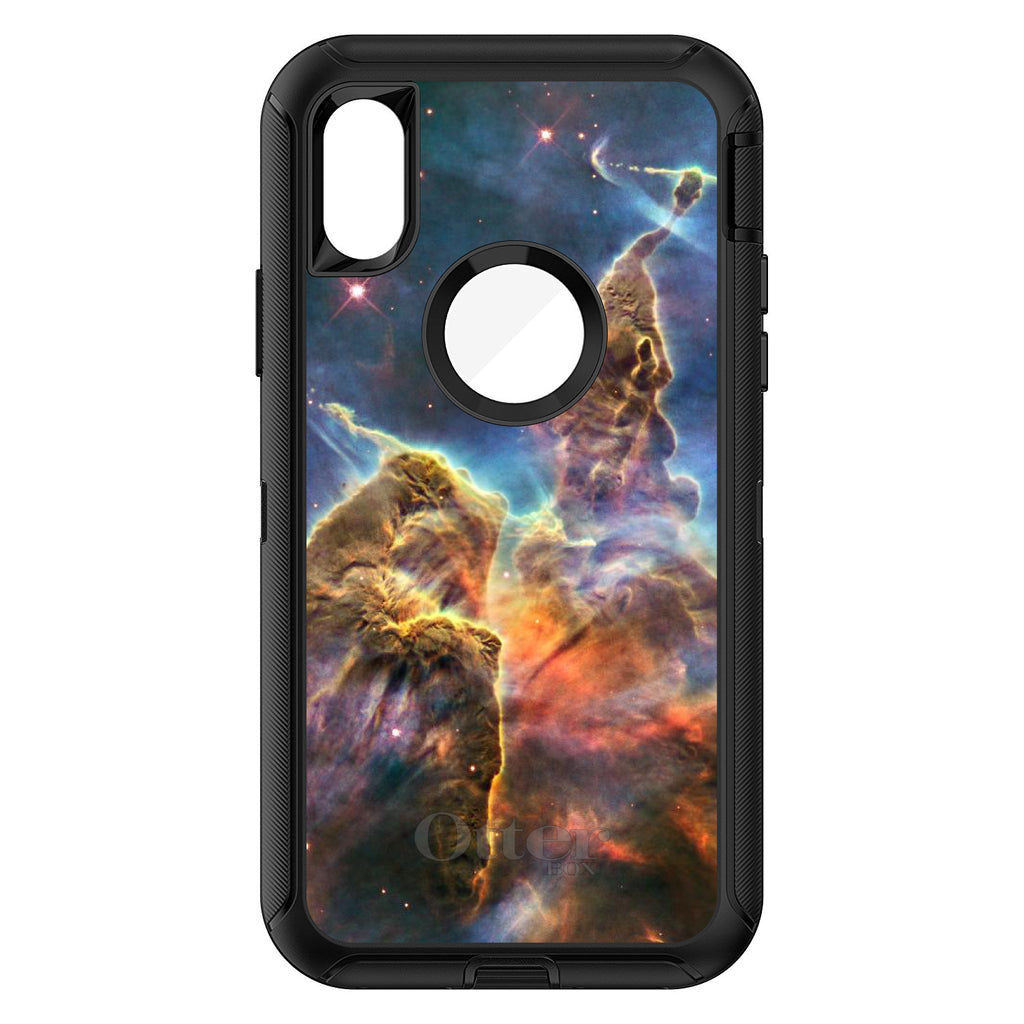 Blue Yellow Orange Carina Nebula OtterBox Defender Case for iPhone & Galaxy, view 3