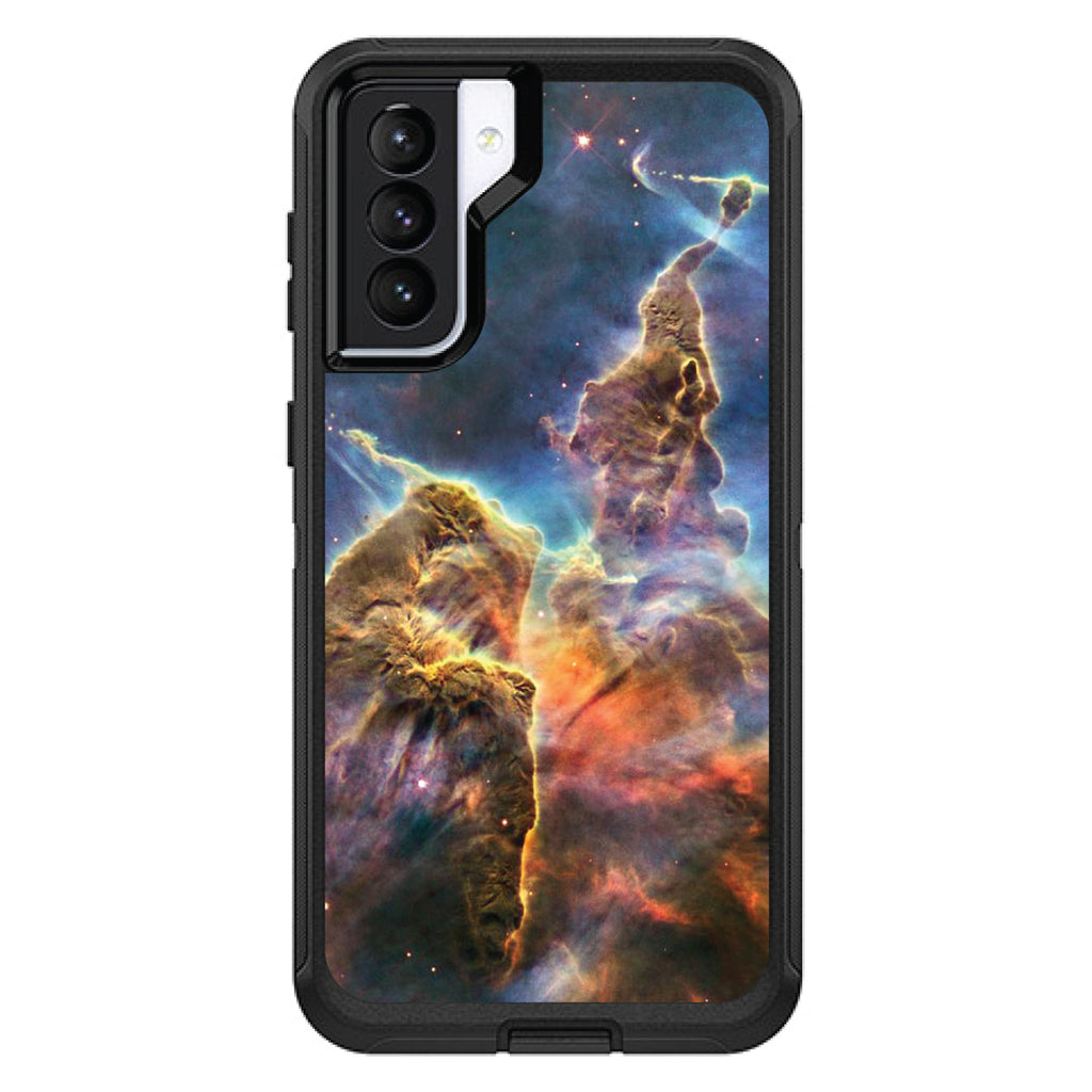 Blue Yellow Orange Carina Nebula OtterBox Defender Case for iPhone & Galaxy, view 6