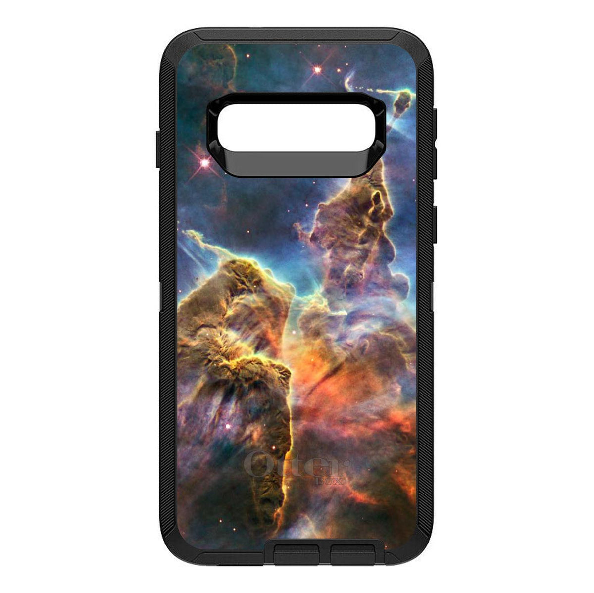 Blue Yellow Orange Carina Nebula OtterBox Defender Case for iPhone & Galaxy, view 9
