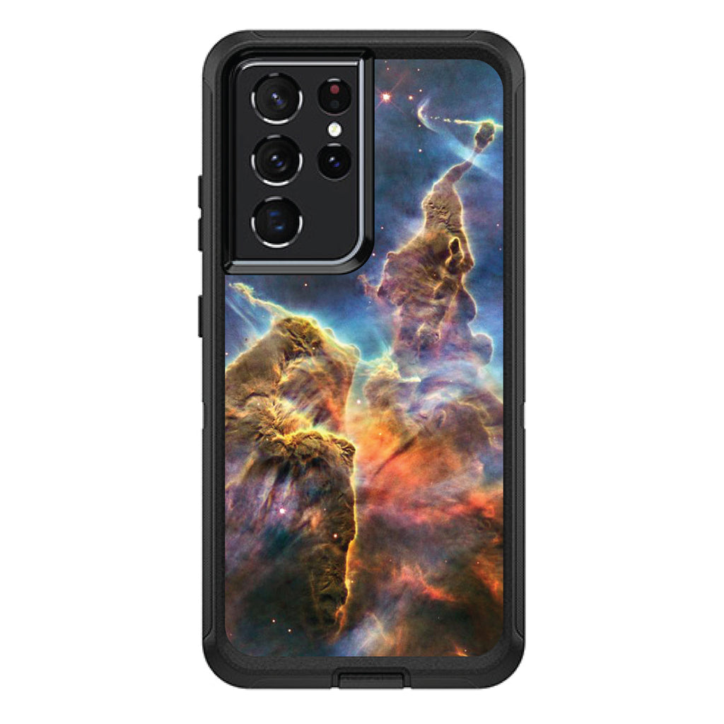 Blue Yellow Orange Carina Nebula OtterBox Defender Case for iPhone & Galaxy, view 7
