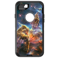 DistinctInk™ OtterBox Defender Series Case for Apple iPhone / Samsung Galaxy / Google Pixel - Blue Yellow Orange Carina Nebula