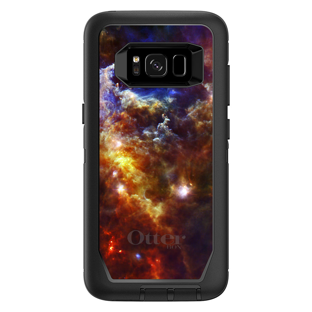 Red Yellow Blue Rosette Nebula OtterBox Defender Case for iPhone & Galaxy, view 12