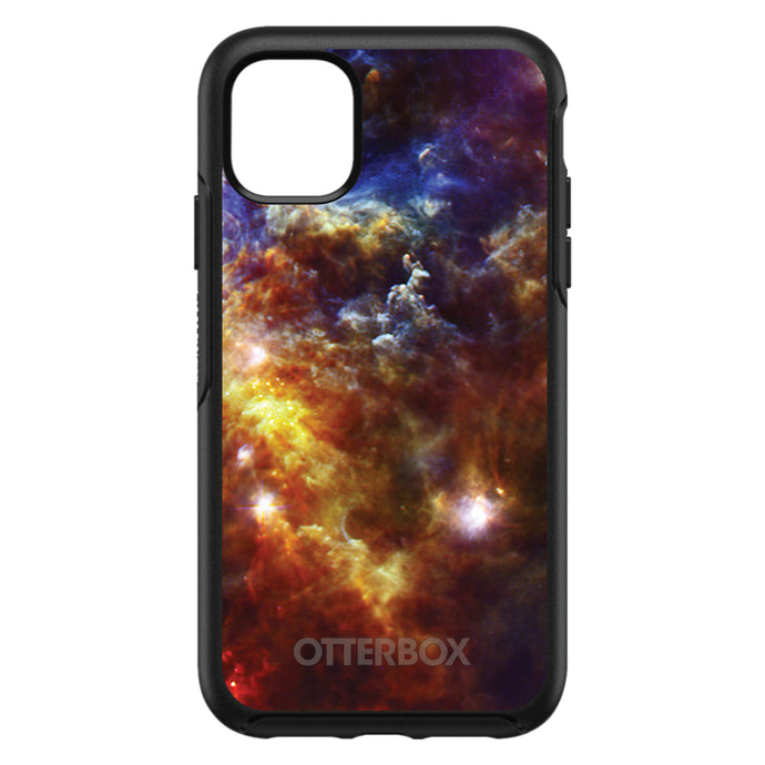 DistinctInk™ OtterBox Symmetry Series Case for Apple iPhone / Samsung Galaxy / Google Pixel - Red Yellow Blue Rosette Nebula