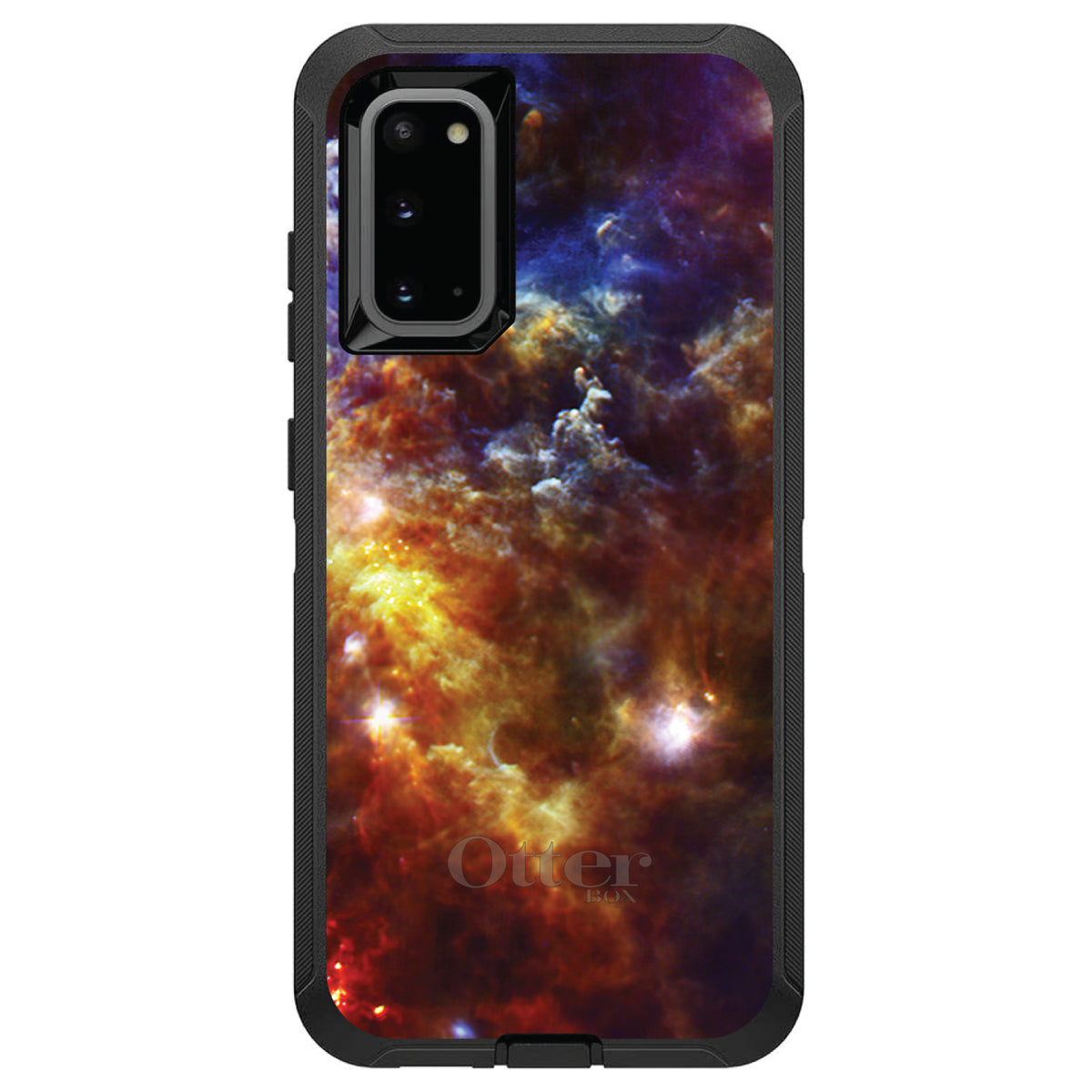 Red Yellow Blue Rosette Nebula OtterBox Defender Case for iPhone & Galaxy, view 8