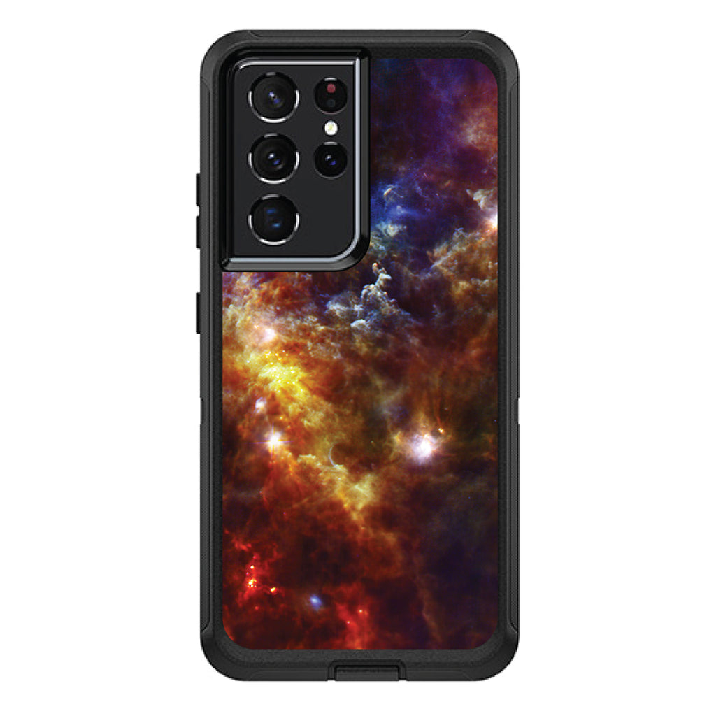 Red Yellow Blue Rosette Nebula OtterBox Defender Case for iPhone & Galaxy, view 7